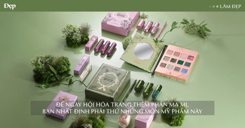 Để ngày hội hóa trang thêm phần ma mị, bạn nhất định phải thử những món mỹ phẩm này